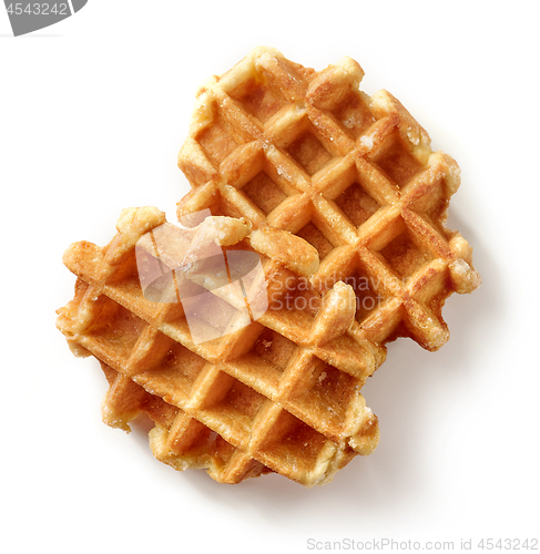 Image of freshly baked belgian waffles