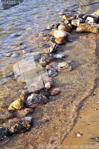 Image of Rocks in water
