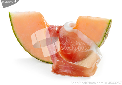 Image of Melon with ham