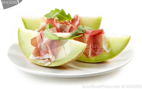 Image of melon and ham