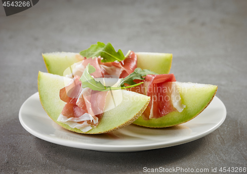 Image of melon and ham