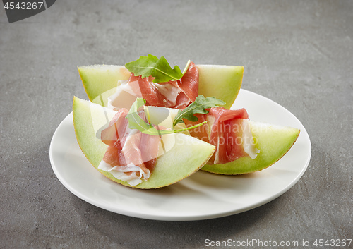 Image of melon and ham