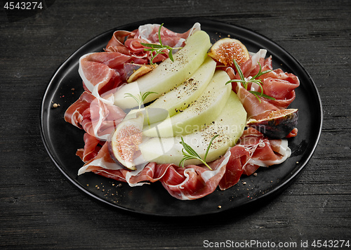 Image of melon and ham