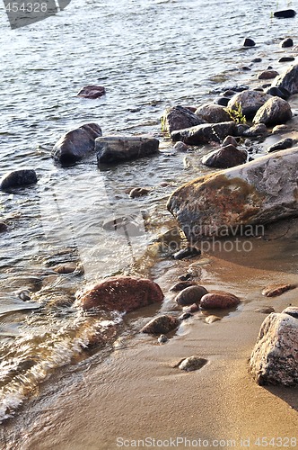 Image of Rocks in water