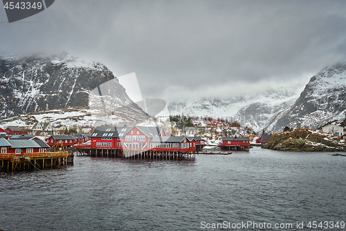 Image of A village on Lofoten Islands, Norway