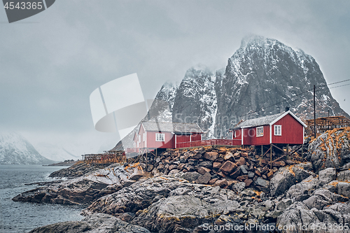 Image of Hamnoy fishing village on Lofoten Islands, Norway