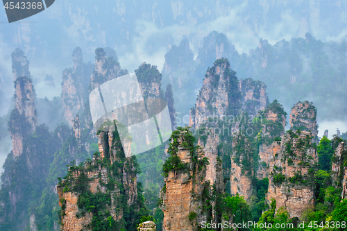 Image of Zhangjiajie mountains, China