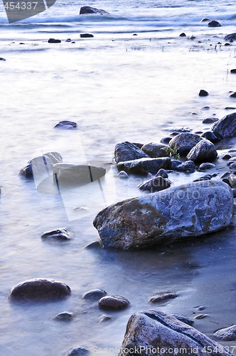 Image of Rocks in water