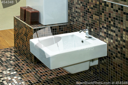 Image of Bidet and tiles