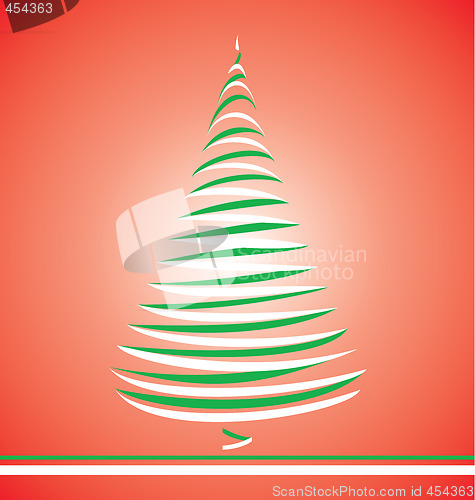 Image of Abstract Christmas tree