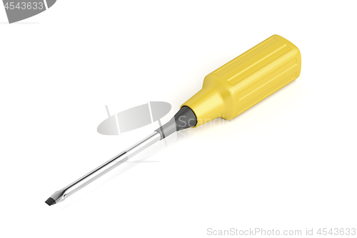 Image of Screwdriver with rubber handle