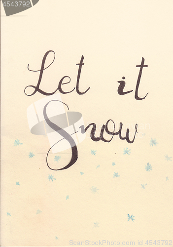 Image of let it snow