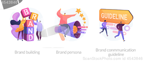 Image of Brand awareness vector concept metaphors.