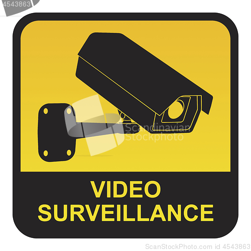 Image of Video surveillance sign