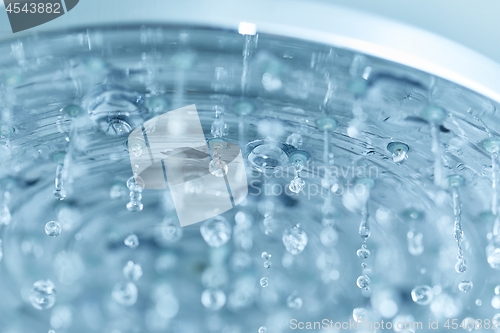 Image of Shower water flowing