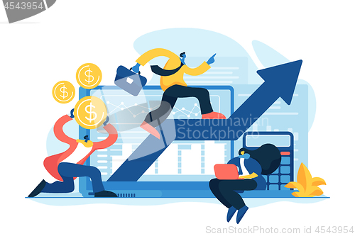 Image of Demand planning concept vector illustration