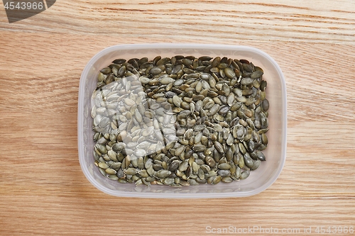 Image of Sunflower seeds in a jar