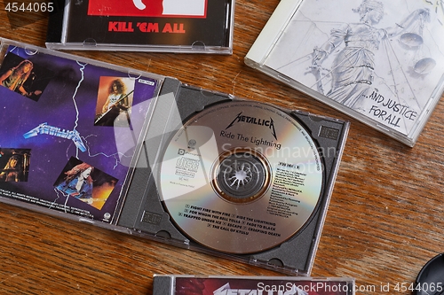 Image of Metallica Ride The Lightning and other CDs