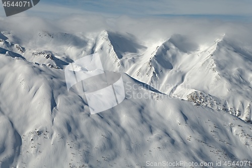 Image of Mountains covered with snow