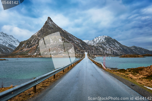 Image of Road in Norway in winter