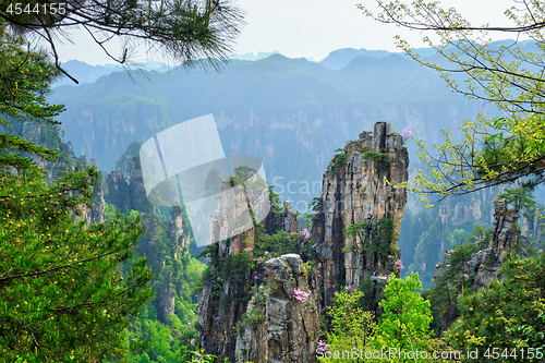 Image of Zhangjiajie mountains, China