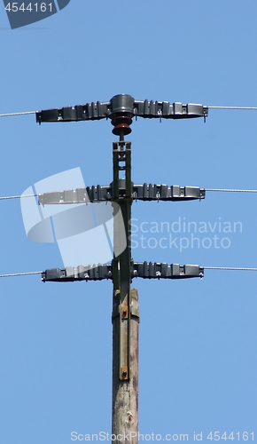 Image of transmission power pole