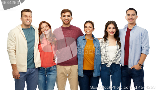 Image of group of smiling friends