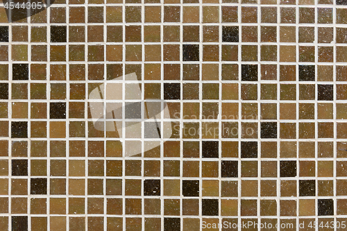 Image of Background - mosaic tiles in shades of brown tones