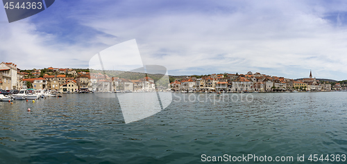 Image of Milna port on sunny summer day