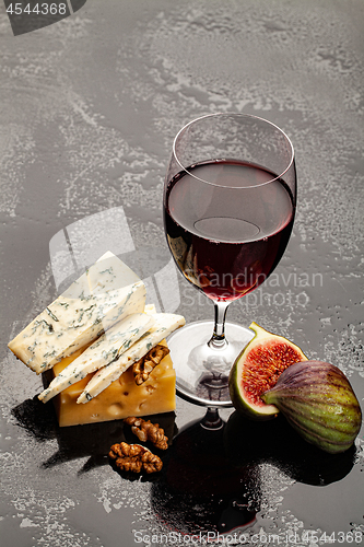 Image of Wine, Cheese And Fig