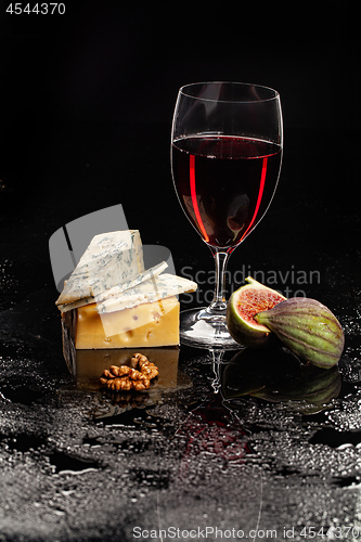 Image of Wine, Cheese And Fig