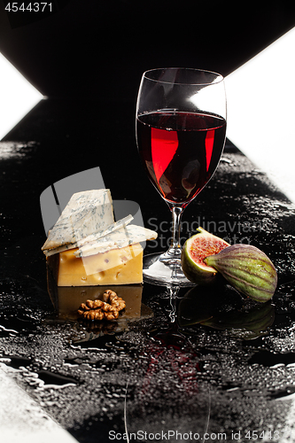 Image of Wine, Cheese And Fig