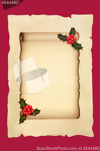 Image of Winter and Christmas Scroll