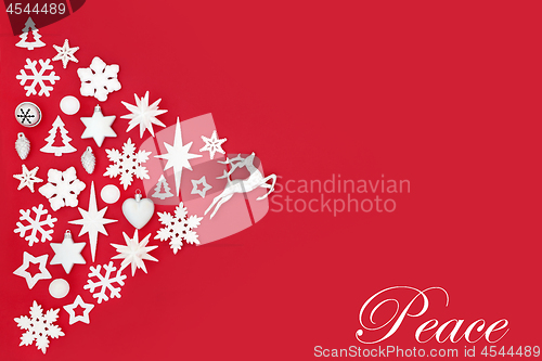 Image of Christmas Peace Abstract Background