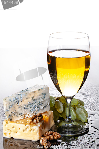 Image of Wine, Grape And Cheese