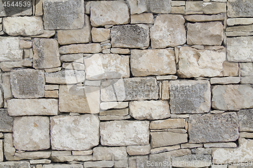 Image of Dry stone wall as seamless background