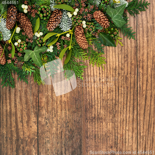 Image of Rustic Winter Background