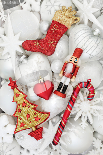 Image of Christmas Tree Decorations and Baubles