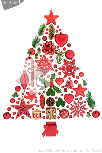 Image of Abstract Christmas Tree Decoration