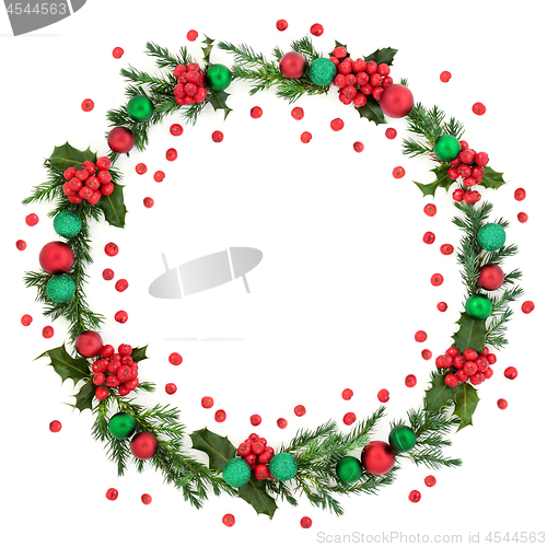 Image of Christmas Wreath Abstract