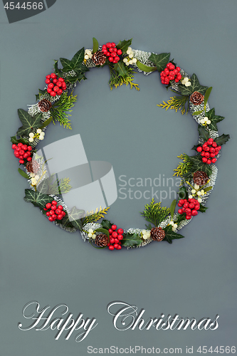 Image of Happy Christmas Wreath