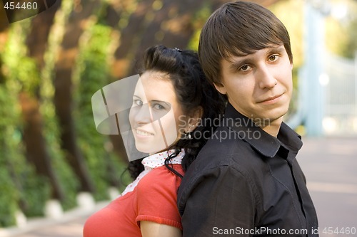 Image of happy attractive couple together