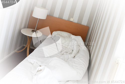 Image of Simple hotel room, single bed