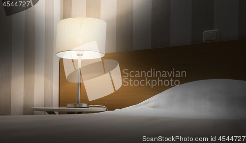 Image of Simple hotel room, single bed