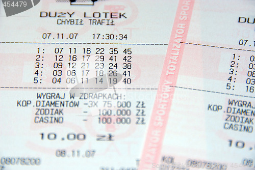 Image of lottery ticket