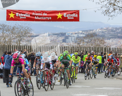 Image of The Peloton in Barcelona - Tour de Catalunya 2016