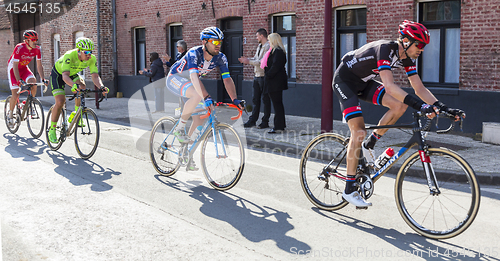 Image of Group of Cyclists - Paris Roubaix 2016