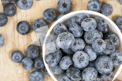 Image of blue blueberries closeup