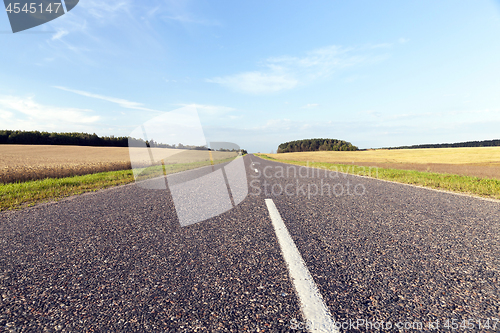 Image of paved road below