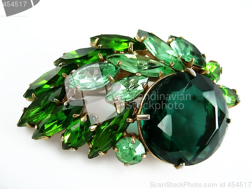 Image of Emerald Brooch